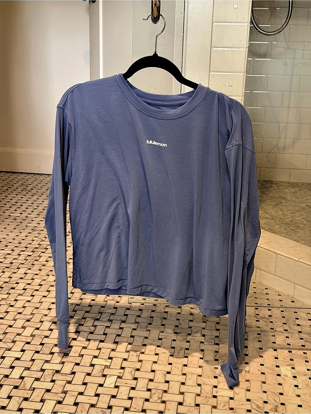 lululemon Jersey Training Long-Sleeve Shirt *prep Blue